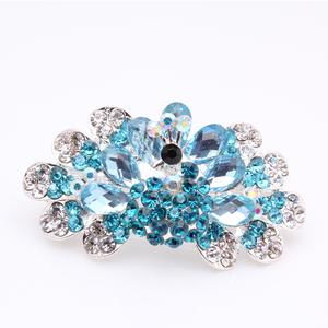 艾佳飾品 韓版孔雀發(fā)夾，廠家直銷下的時(shí)尚與品質(zhì)